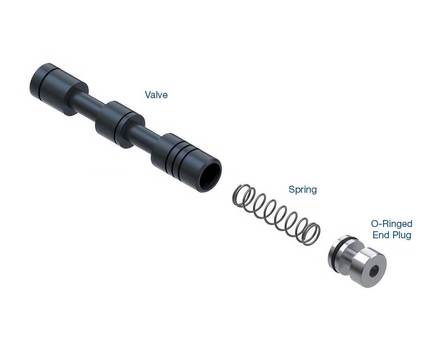 Sonnax Oversized Cooler/Lube Flow Control Valve Kit for UA80F - 168740-08K